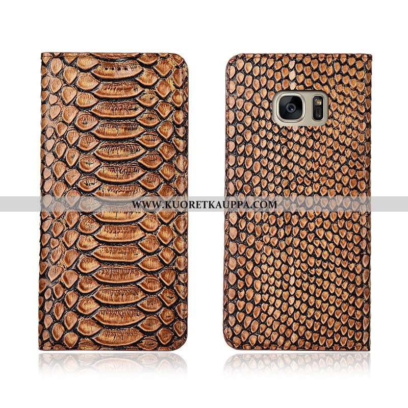 Kuori Samsung Galaxy S7 Edge, Kuoret Samsung Galaxy S7 Edge, Kotelo Samsung Galaxy S7 Edge Nahkakuor