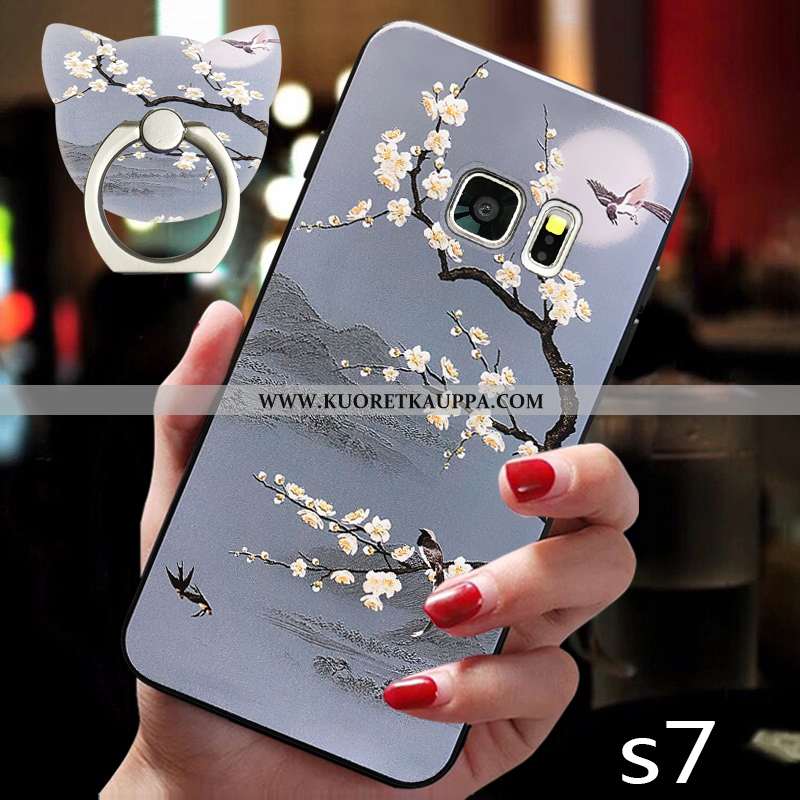 Kuori Samsung Galaxy S7, Kuoret Samsung Galaxy S7, Kotelo Samsung Galaxy S7 Pehmeä Neste Silikoni Pu