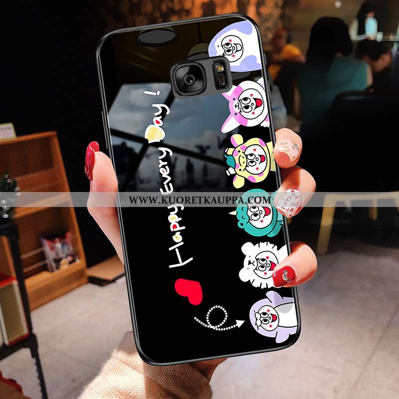 Kuori Samsung Galaxy S7, Kuoret Samsung Galaxy S7, Kotelo Samsung Galaxy S7 Persoonallisuus Lasi Kel