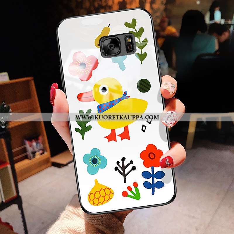 Kuori Samsung Galaxy S7, Kuoret Samsung Galaxy S7, Kotelo Samsung Galaxy S7 Persoonallisuus Lasi Kel