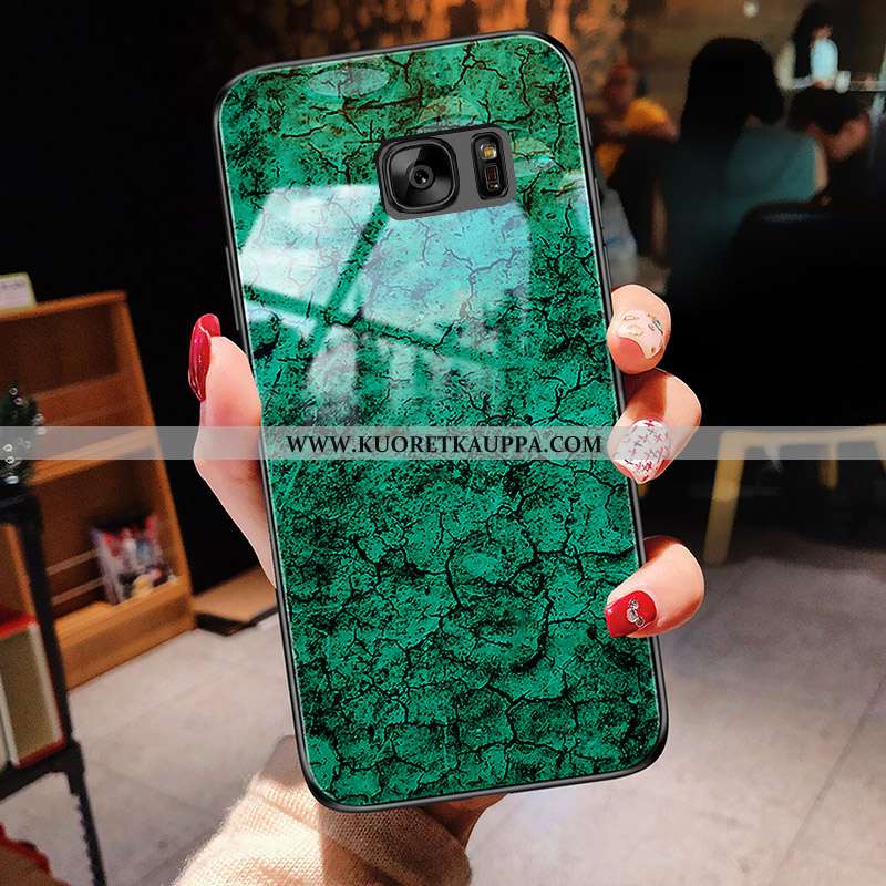 Kuori Samsung Galaxy S7, Kuoret Samsung Galaxy S7, Kotelo Samsung Galaxy S7 Persoonallisuus Lasi Kel