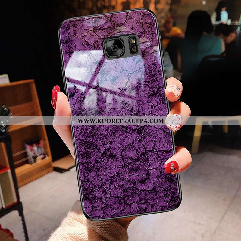 Kuori Samsung Galaxy S7, Kuoret Samsung Galaxy S7, Kotelo Samsung Galaxy S7 Persoonallisuus Lasi Kel