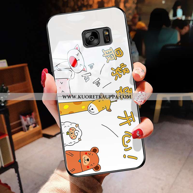 Kuori Samsung Galaxy S7, Kuoret Samsung Galaxy S7, Kotelo Samsung Galaxy S7 Persoonallisuus Lasi Kel
