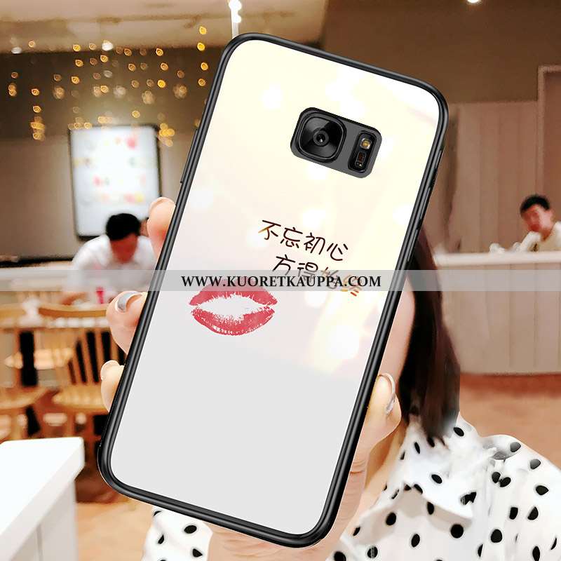 Kuori Samsung Galaxy S7, Kuoret Samsung Galaxy S7, Kotelo Samsung Galaxy S7 Silikoni Lasi Uusi Tähti