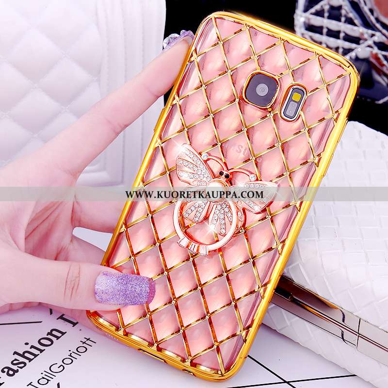 Kuori Samsung Galaxy S7, Kuoret Samsung Galaxy S7, Kotelo Samsung Galaxy S7 Suojaus Kukkakuvio Pinno