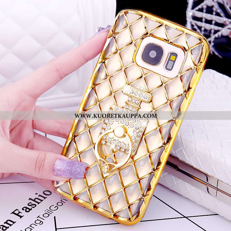 Kuori Samsung Galaxy S7, Kuoret Samsung Galaxy S7, Kotelo Samsung Galaxy S7 Suojaus Kukkakuvio Pinno