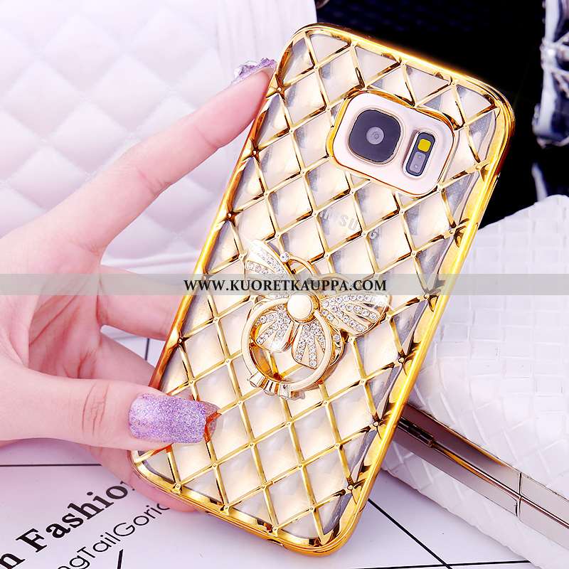 Kuori Samsung Galaxy S7, Kuoret Samsung Galaxy S7, Kotelo Samsung Galaxy S7 Suojaus Kukkakuvio Pinno