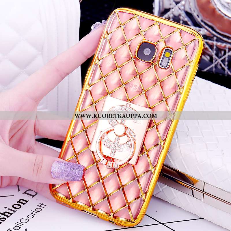 Kuori Samsung Galaxy S7, Kuoret Samsung Galaxy S7, Kotelo Samsung Galaxy S7 Suojaus Kukkakuvio Pinno