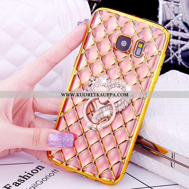 Kuori Samsung Galaxy S7, Kuoret Samsung Galaxy S7, Kotelo Samsung Galaxy S7 Suojaus Kukkakuvio Pinno