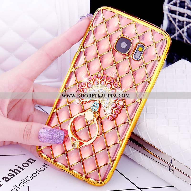 Kuori Samsung Galaxy S7, Kuoret Samsung Galaxy S7, Kotelo Samsung Galaxy S7 Suojaus Kukkakuvio Pinno