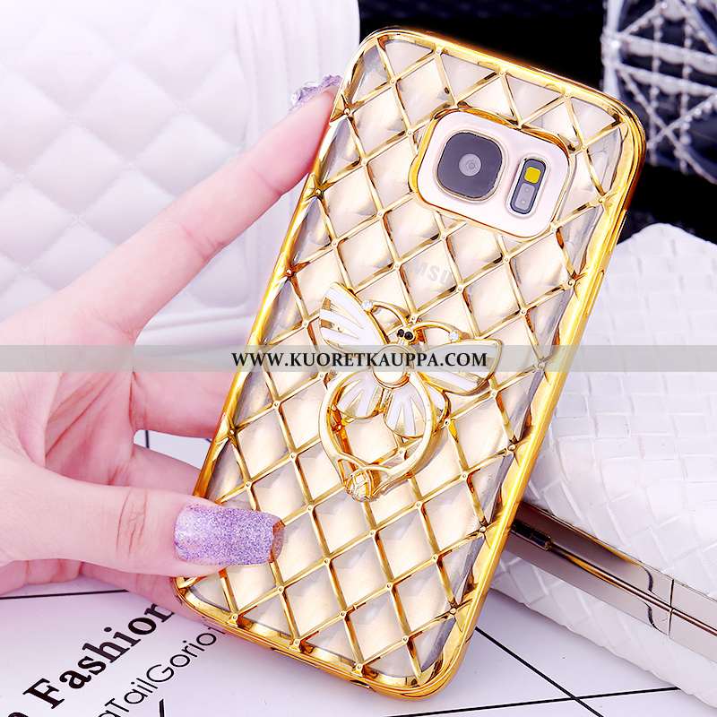 Kuori Samsung Galaxy S7, Kuoret Samsung Galaxy S7, Kotelo Samsung Galaxy S7 Suojaus Kukkakuvio Pinno