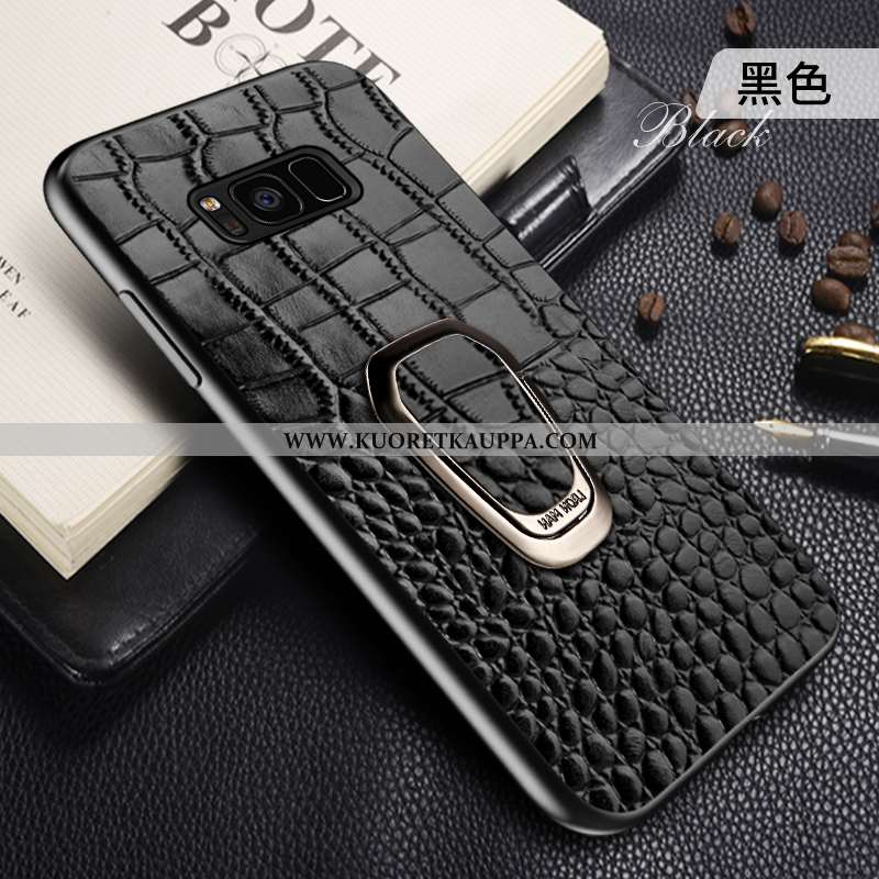 Kuori Samsung Galaxy S8, Kuoret Samsung Galaxy S8, Kotelo Samsung Galaxy S8 Aito Nahka Suojaus Tuki 