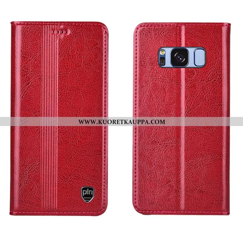 Kuori Samsung Galaxy S8+, Kuoret Samsung Galaxy S8+, Kotelo Samsung Galaxy S8+ Nahkakuori Aito Nahka