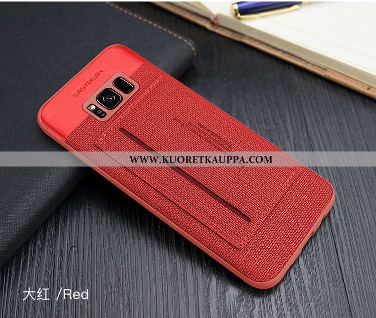 Kuori Samsung Galaxy S8, Kuoret Samsung Galaxy S8, Kotelo Samsung Galaxy S8 Nahkakuori Kortti Tähti 