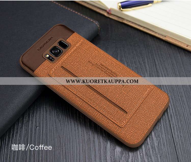 Kuori Samsung Galaxy S8, Kuoret Samsung Galaxy S8, Kotelo Samsung Galaxy S8 Nahkakuori Kortti Tähti 