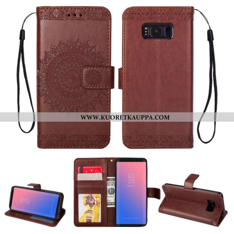 Kuori Samsung Galaxy S8, Kuoret Samsung Galaxy S8, Kotelo Samsung Galaxy S8 Nahkakuori Pehmeä Neste 