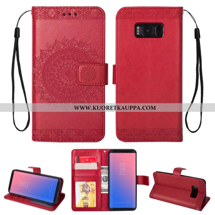 Kuori Samsung Galaxy S8, Kuoret Samsung Galaxy S8, Kotelo Samsung Galaxy S8 Nahkakuori Pehmeä Neste 