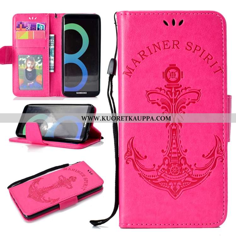 Kuori Samsung Galaxy S8, Kuoret Samsung Galaxy S8, Kotelo Samsung Galaxy S8 Nahkakuori Salkku Kortti