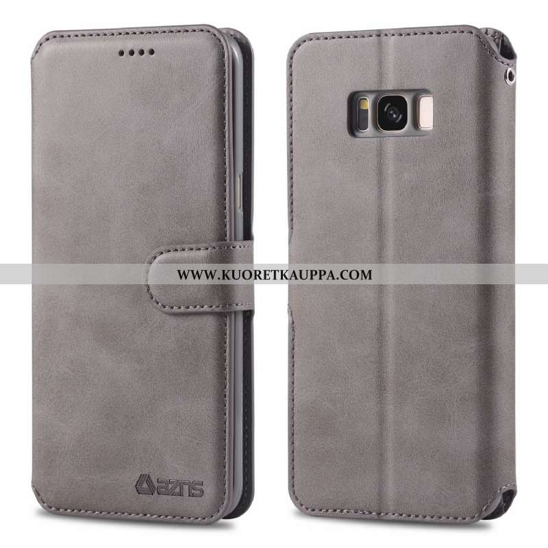 Kuori Samsung Galaxy S8, Kuoret Samsung Galaxy S8, Kotelo Samsung Galaxy S8 Nahkakuori Salkku Kortti