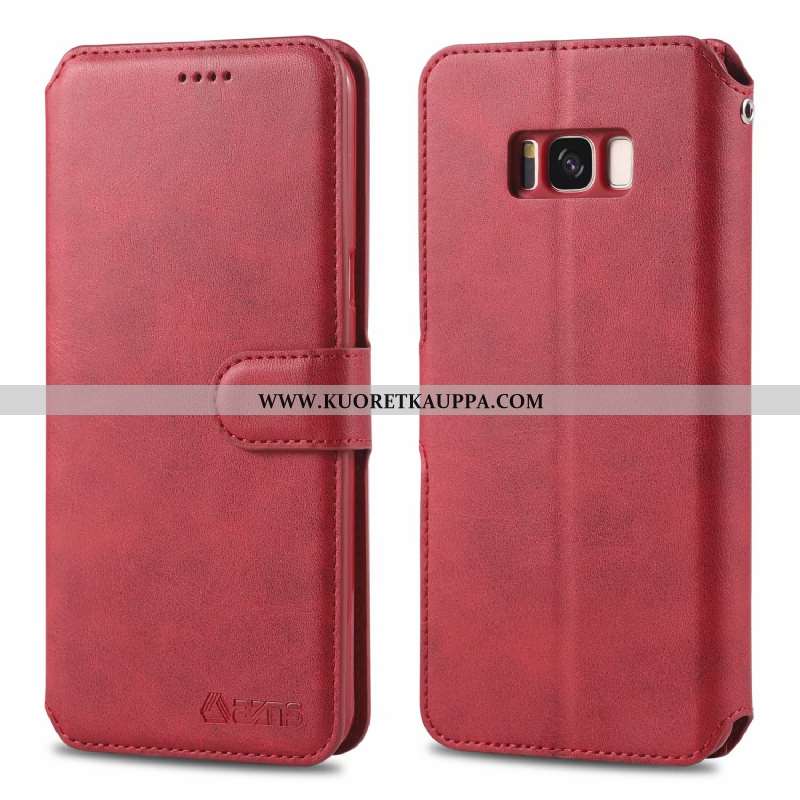 Kuori Samsung Galaxy S8, Kuoret Samsung Galaxy S8, Kotelo Samsung Galaxy S8 Nahkakuori Salkku Kortti