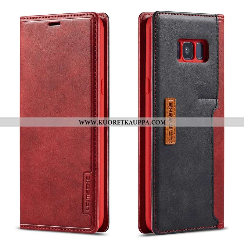 Kuori Samsung Galaxy S8+, Kuoret Samsung Galaxy S8+, Kotelo Samsung Galaxy S8+ Näytönsuojus Nahkakuo