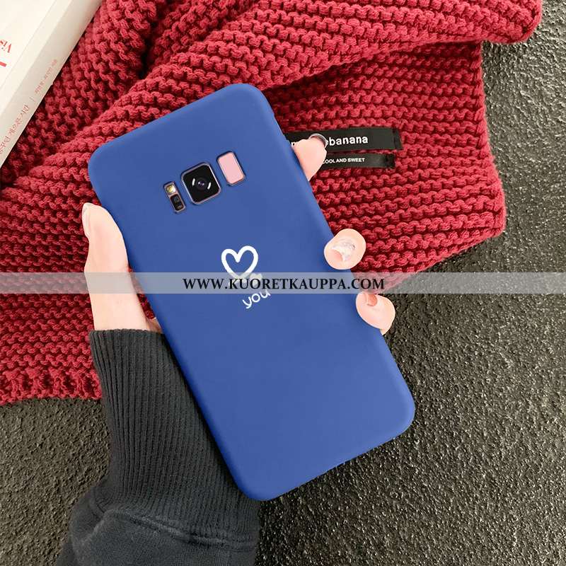 Kuori Samsung Galaxy S8, Kuoret Samsung Galaxy S8, Kotelo Samsung Galaxy S8 Pehmeä Neste Valo Sinine