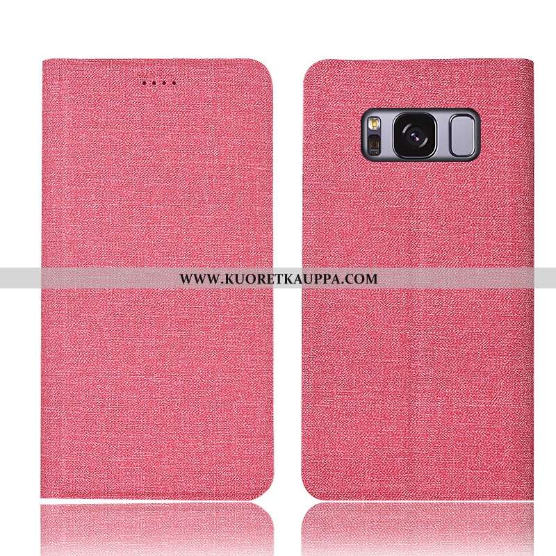 Kuori Samsung Galaxy S8+, Kuoret Samsung Galaxy S8+, Kotelo Samsung Galaxy S8+ Pellava Nahkakuori Pu