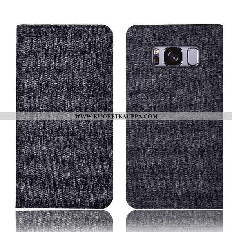 Kuori Samsung Galaxy S8+, Kuoret Samsung Galaxy S8+, Kotelo Samsung Galaxy S8+ Pellava Nahkakuori Pu