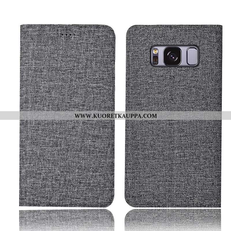 Kuori Samsung Galaxy S8+, Kuoret Samsung Galaxy S8+, Kotelo Samsung Galaxy S8+ Pellava Nahkakuori Pu