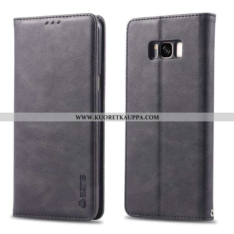 Kuori Samsung Galaxy S8+, Kuoret Samsung Galaxy S8+, Kotelo Samsung Galaxy S8+ Salkku Nahka Puhelime