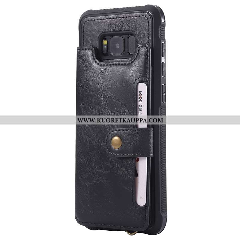 Kuori Samsung Galaxy S8, Kuoret Samsung Galaxy S8, Kotelo Samsung Galaxy S8 Salkku Nahkakuori Tähti 