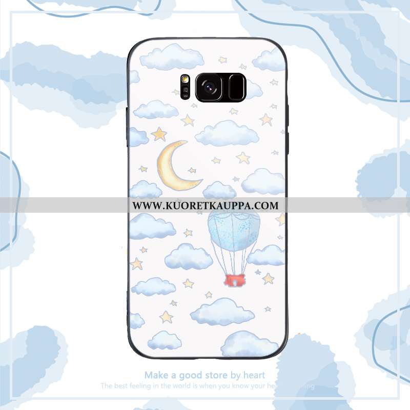 Kuori Samsung Galaxy S8, Kuoret Samsung Galaxy S8, Kotelo Samsung Galaxy S8 Silikoni Lasi Tähti Säte