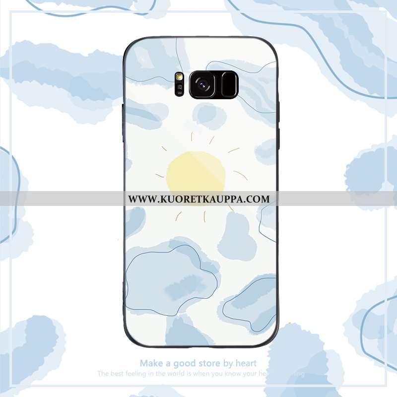Kuori Samsung Galaxy S8, Kuoret Samsung Galaxy S8, Kotelo Samsung Galaxy S8 Silikoni Lasi Tähti Säte