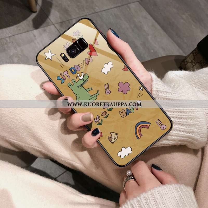 Kuori Samsung Galaxy S8, Kuoret Samsung Galaxy S8, Kotelo Samsung Galaxy S8 Silikoni Lasi Tähti Säte