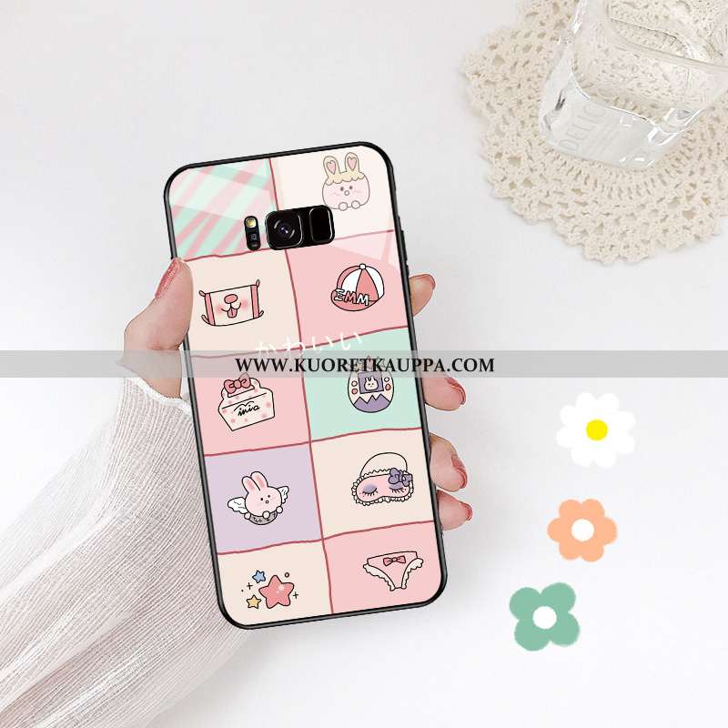 Kuori Samsung Galaxy S8, Kuoret Samsung Galaxy S8, Kotelo Samsung Galaxy S8 Silikoni Lasi Tähti Säte