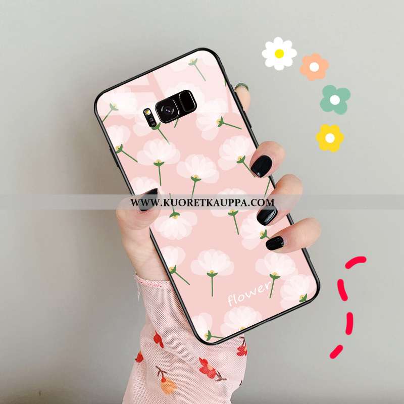 Kuori Samsung Galaxy S8, Kuoret Samsung Galaxy S8, Kotelo Samsung Galaxy S8 Silikoni Lasi Tähti Säte