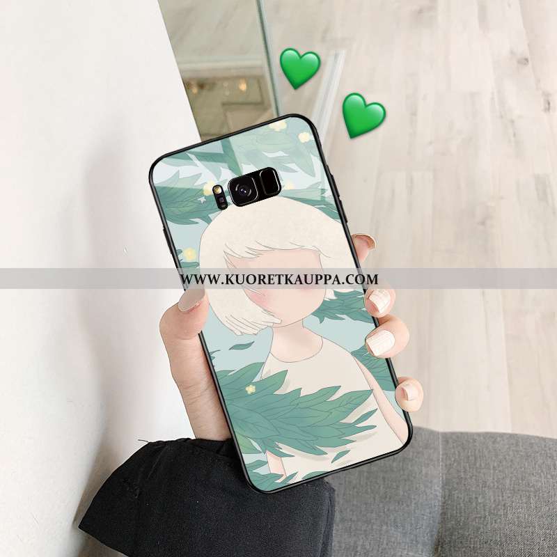 Kuori Samsung Galaxy S8, Kuoret Samsung Galaxy S8, Kotelo Samsung Galaxy S8 Silikoni Lasi Tähti Säte