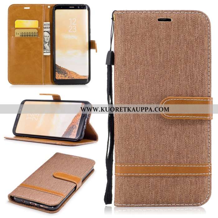 Kuori Samsung Galaxy S8, Kuoret Samsung Galaxy S8, Kotelo Samsung Galaxy S8 Suojaus Nahkakuori Puhel