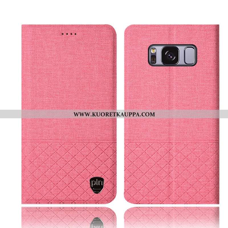 Kuori Samsung Galaxy S8+, Kuoret Samsung Galaxy S8+, Kotelo Samsung Galaxy S8+ Suojaus Pellava Puhel