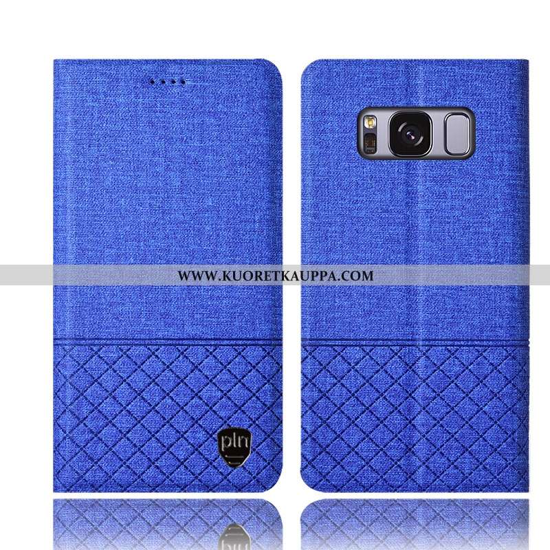 Kuori Samsung Galaxy S8+, Kuoret Samsung Galaxy S8+, Kotelo Samsung Galaxy S8+ Suojaus Pellava Puhel