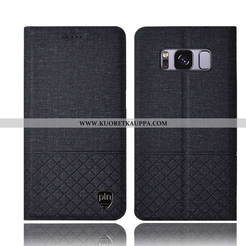 Kuori Samsung Galaxy S8+, Kuoret Samsung Galaxy S8+, Kotelo Samsung Galaxy S8+ Suojaus Pellava Puhel