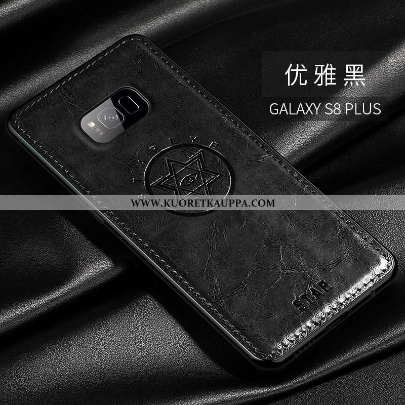Kuori Samsung Galaxy S8+, Kuoret Samsung Galaxy S8+, Kotelo Samsung Galaxy S8+ Suojaus Tila Nahka Pe