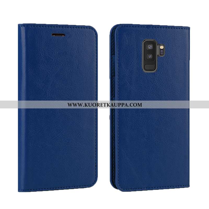Kuori Samsung Galaxy S9+, Kuoret Samsung Galaxy S9+, Kotelo Samsung Galaxy S9+ Aito Nahka Nahka Simp