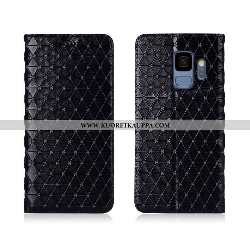 Kuori Samsung Galaxy S9, Kuoret Samsung Galaxy S9, Kotelo Samsung Galaxy S9 Aito Nahka Pehmeä Neste 
