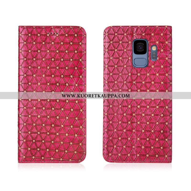 Kuori Samsung Galaxy S9, Kuoret Samsung Galaxy S9, Kotelo Samsung Galaxy S9 Aito Nahka Pehmeä Neste 
