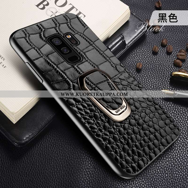 Kuori Samsung Galaxy S9+, Kuoret Samsung Galaxy S9+, Kotelo Samsung Galaxy S9+ Aito Nahka Suojaus Yl