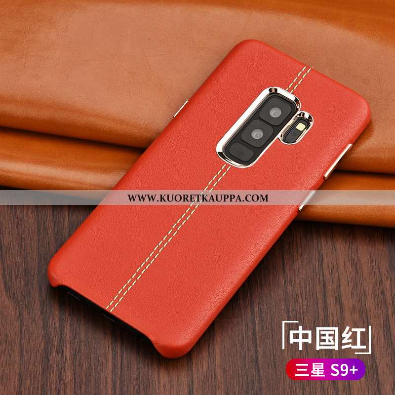 Kuori Samsung Galaxy S9+, Kuoret Samsung Galaxy S9+, Kotelo Samsung Galaxy S9+ Aito Nahka Suuntaus U