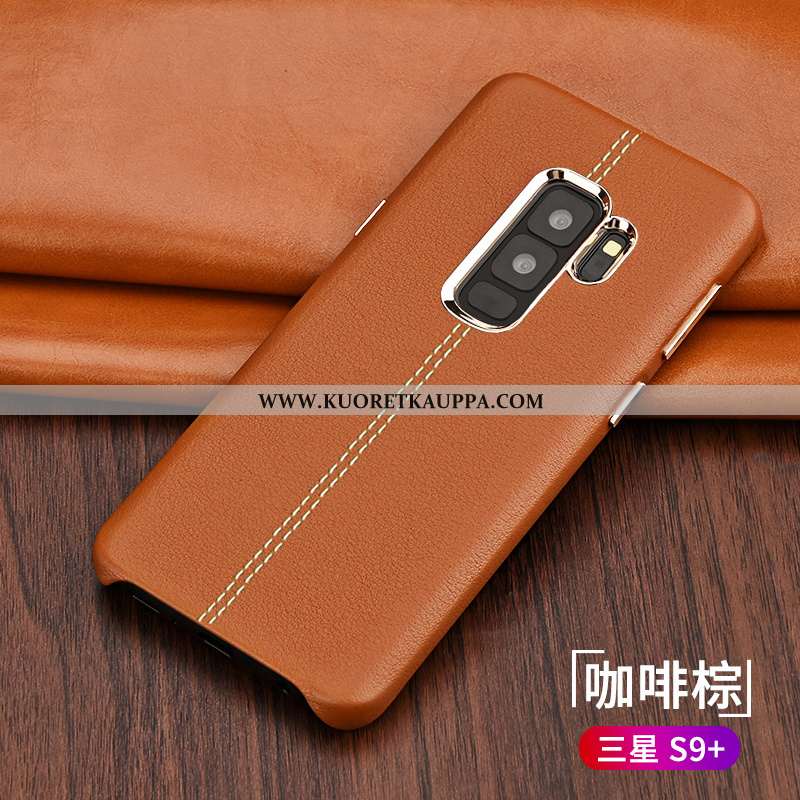 Kuori Samsung Galaxy S9+, Kuoret Samsung Galaxy S9+, Kotelo Samsung Galaxy S9+ Aito Nahka Suuntaus U