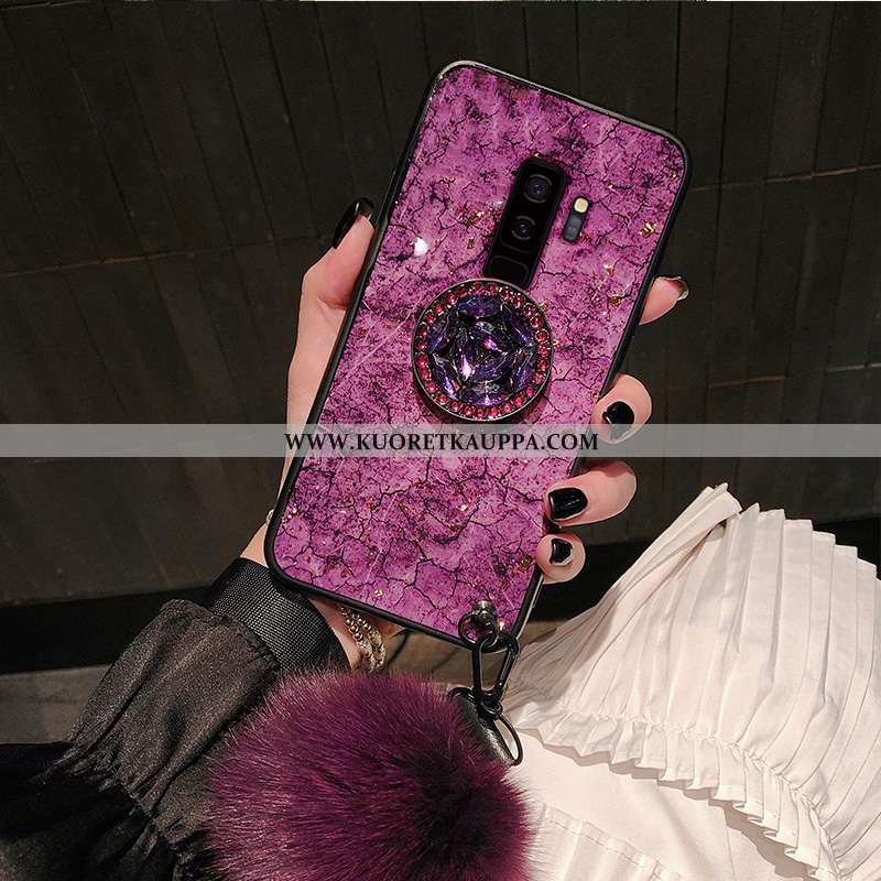 Kuori Samsung Galaxy S9+, Kuoret Samsung Galaxy S9+, Kotelo Samsung Galaxy S9+ Kukkakuvio Suojaus Vi