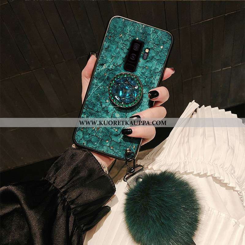 Kuori Samsung Galaxy S9+, Kuoret Samsung Galaxy S9+, Kotelo Samsung Galaxy S9+ Kukkakuvio Suojaus Vi